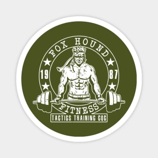 Fox Hound Fitness - b&w Magnet